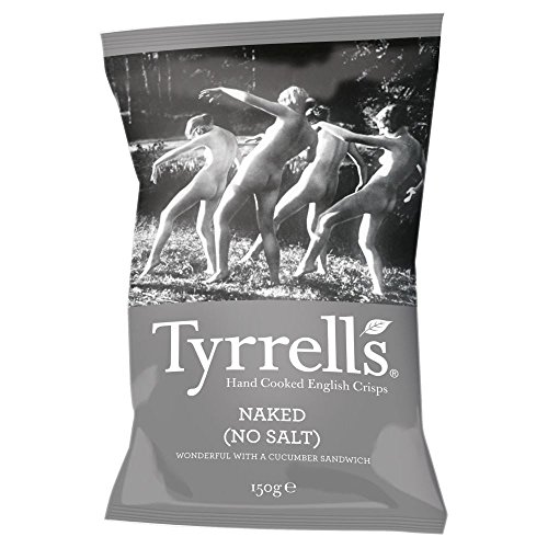Tyrrells Naked (No Salt) Crisps 150g, 2 Pack von Tyrrells