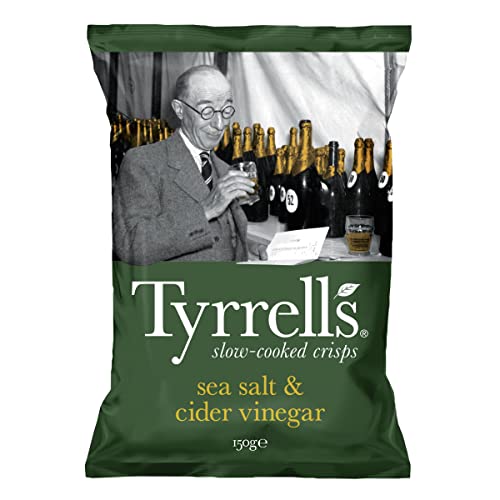 Tyrrells Sea Salt & Cider Vinegar, slow-cooked crisps, 150 von Tyrrells