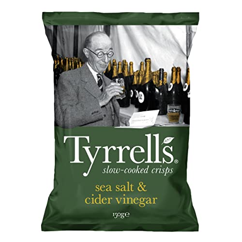 Tyrrells Sea Salt & Cider Vinegar, slow-cooked crisps, 150 Tyrrells Sea Salt & Cider Vinegar, slow-cooked crisps, 150 von Tyrrells