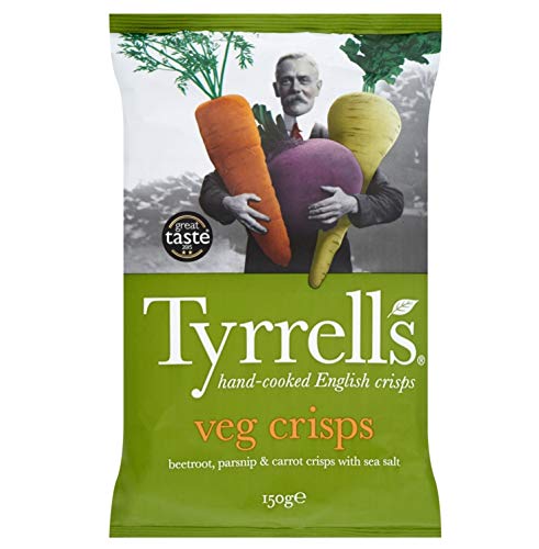 Tyrrells Veg Crisps Green 150g von Tyrrells