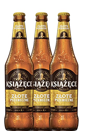 12 x 0,5l Książęce Weizen 5,3% Alk, Tyskie Weizen, Lager, lecker Bier aus Polen 12 x 0,5l Książęce Weizen 5,3% Alk, Tyskie Weizen, Lager, lecker Bier aus Polen von Tyskie Książęce