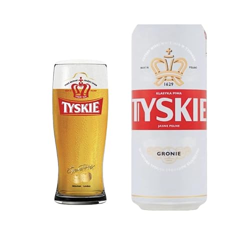 12x0,5L Dose Tyskie, polnisches Bier, leckeres und süffiges Bier aus Polen von Tyskie
