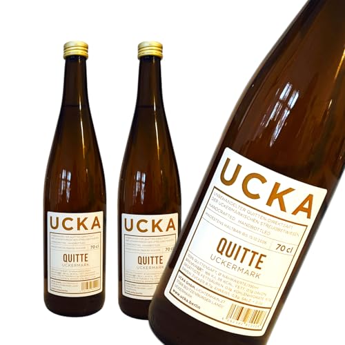 UCKA | Regionaler Quittensaft | Die alkoholfreie Alternative zum Wein | ausgewogenes Süss/Säure Verhältnis, kein Zuckerzusatz, Vegan, 100% Direktsaft (3 x 700ml) von UCKA