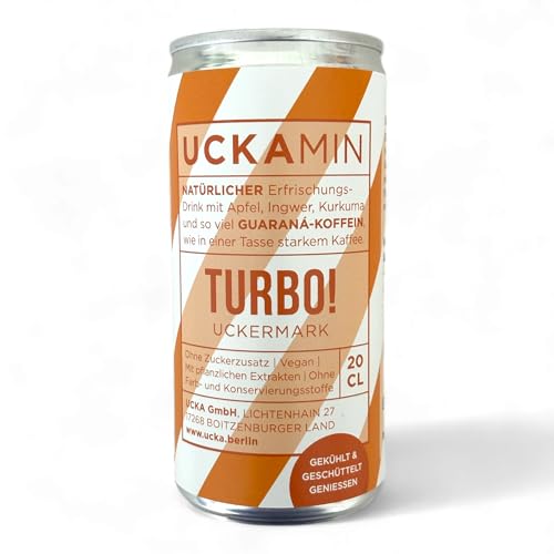 UCKAMIN TURBO! – Power Ingwer-Shot mit Guaraná – 100% natürlich, ohne Zusätze – Die gesunde Alternative zum Energy Drink inkl. 0,75€ Pfand – Power to go! UCKAMIN TURBO! – Power Ingwer-Shot mit Guaraná – 100% natürlich, ohne Zusätze – Die gesunde Alternative zum Energy Drink inkl. 0,75€ Pfand – Power to go! von UCKA
