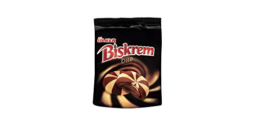 ÜLKER Biskrem - Mit Kakaocreme gefüllte Mosaikkekse 150G x 18 von Ülker