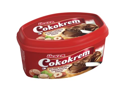 ÜLKER Çokokrem Schokocreme mit Haselnuss und Kakao - Haselnusscreme für Frühstück, Mittagessen und als Snack - Schoko- und Haselnussmus - Leicht zu Konsumieren für Kinder - 400 g - Einzelpack von Ülker