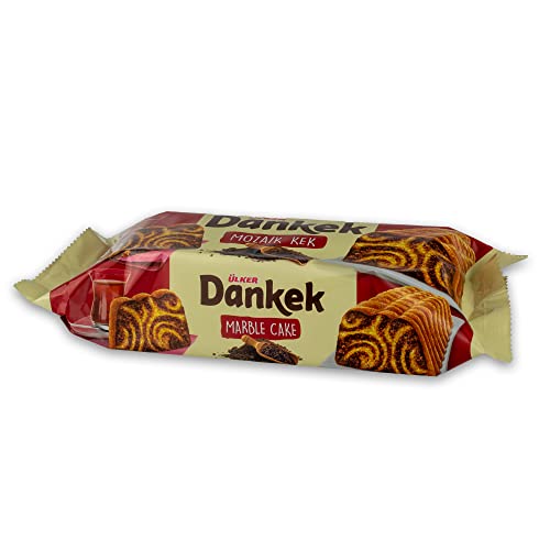 ÜLKER Dankek Teatime Mosaikkuchen - Türkische Süssigkeit für die Tee- oder Kaffeepause oder als Adventskalender Süßigkeit - Halal Süßigkeit mit Kakao- und Vanillegeschmack - 6 x 200 g von Ülker