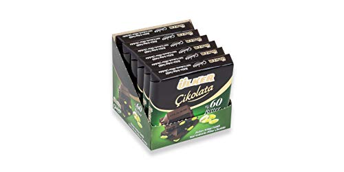 ÜLKER 60% dunkler Schokoriegel mit ganzen Pistazien 70G x 6 ÜLKER 60% dunkler Schokoriegel mit ganzen Pistazien 70G x 6 von Ülker