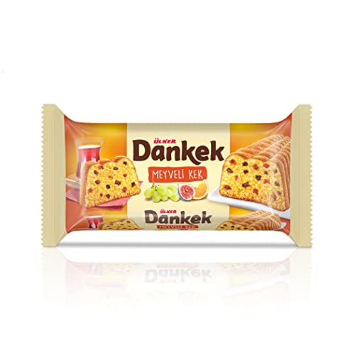 ÜLKER Dankek Teatime Fruchtigkuchen - Türkische Süssigkeit für die Tee- oder Kaffeepause oder als Adventskalender Süßigkeit - Halal Süßigkeit mit Obst - 6 x 200 g ÜLKER Dankek Teatime Fruchtigkuchen - Türkische Süssigkeit für die Tee- oder Kaffeepause oder als Adventskalender Süßigkeit - Halal Süßigkeit mit Obst - 6 x 200 g von ÜLKER