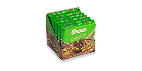 ÜLKER Milchschokolade mit ganzen Pistazien 70G x 6 von Ülker