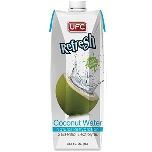 UFC - 100% natürliches Kokoswasser - 6er-Pack (6 x 1 Liter) von UFC Refresh