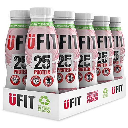 Ufit Milchshake mit Erdbeergeschmack, 10 x 330 ml von UFIT