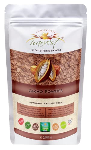 UHTCO Peruvian Harvest Criollo Premium-Kakaopulver 200g | Das Beste aus Peru für die Welt | BIO UHTCO Peruvian Harvest Criollo Premium-Kakaopulver 200g | Das Beste aus Peru für die Welt | BIO von UHTCO