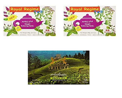 Royal Regime Tea 50 Teebeutel | Schlankheitstee | Detox Tee für Gewichtsmanagement – unterstützt bei der Verdauung (100 Teebeutel) von UK-UNIQUE
