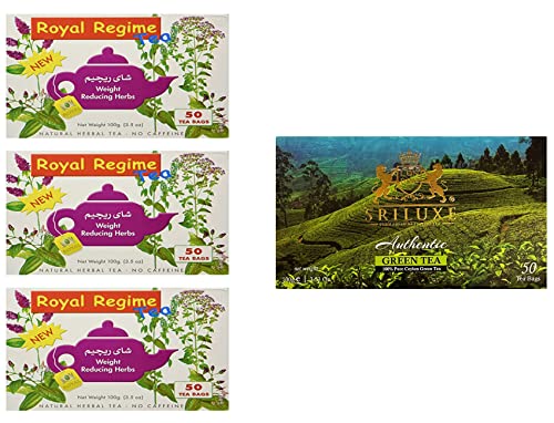 Tè Royal Regime 50 bustine di tè | 100% tisana con risultati sorprendenti von UK-UNIQUE
