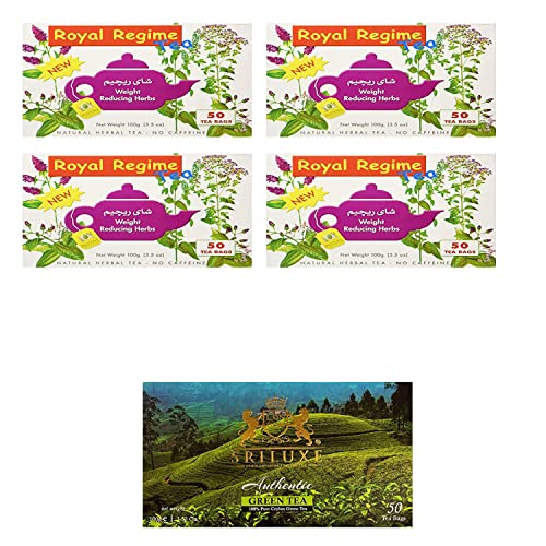 UK-UNIQUE Tè Royal Regime 50 bustine di tè | 100% tisana con risultati sorprendenti von UK-UNIQUE