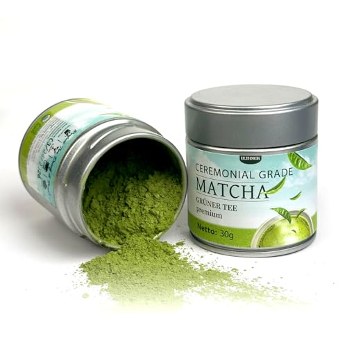 Ceremonial Matcha Tee Pulver Premium 30g Grüner Tee Powder Jade-Matcha erster Güteklasses-100 % natürliches vegetarisches Essen von ULTHMOK