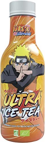 ULTRA ICE TEA Bio Eistee – Veganes Schwarzteegetränk mit dem Charakter Naruto– Erfrischender Melonen-Geschmack – 1 x 500 ml Einweg von ULTRA ICE TEA