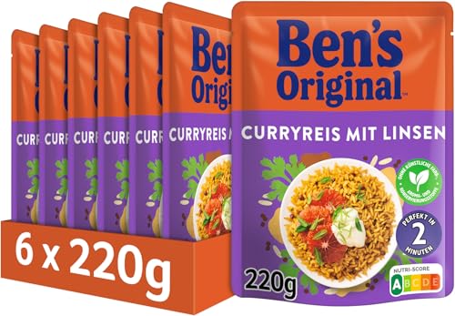 BEN'S ORIGINAL™ Express Curryreis mit Linsen 6x220g von Ben's Original