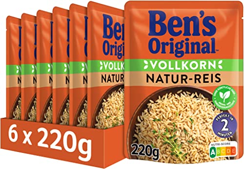 BEN’S ORIGINAL BEN’S ORIGINAL Ben's Original Express-Reis Naturreis, 6 Packungen (6 x 220g) von BEN’S ORIGINAL