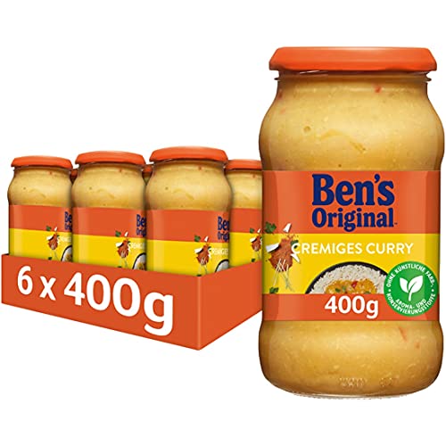 BEN’S ORIGINAL Ben's Original Sauce Cremiges Curry, 6 Gläser (6 x 400g) von Ben's Original