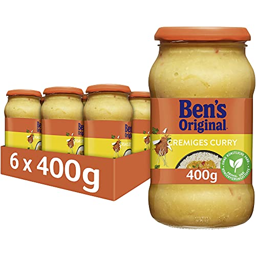 BEN’S ORIGINAL Ben's Original Sauce Cremiges Curry, 6 Gläser (6 x 400g) von Ben's Original