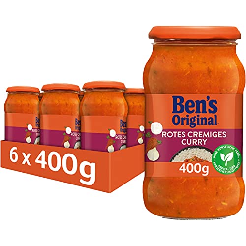 BEN’S ORIGINAL BEN’S ORIGINAL Ben's Original Sauce Rotes Cremiges Curry, 6 Gläser (6x 400g) von Ben's Original