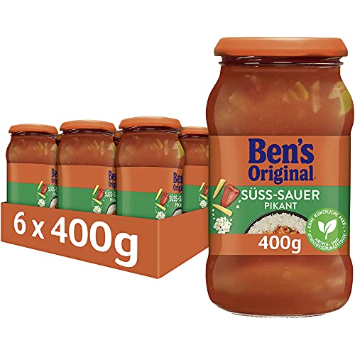 BEN’S ORIGINAL BEN’S ORIGINAL Ben's Original Sauce Süß-Sauer Pikant, 6 Gläser (6 x 400 g) von Ben's Original