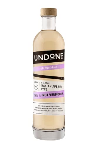 UNDONE NO.8 Italian Aperitif Type - alkoholfreie Alternative zu Wermut (1 x 0.7l) von UNDONE