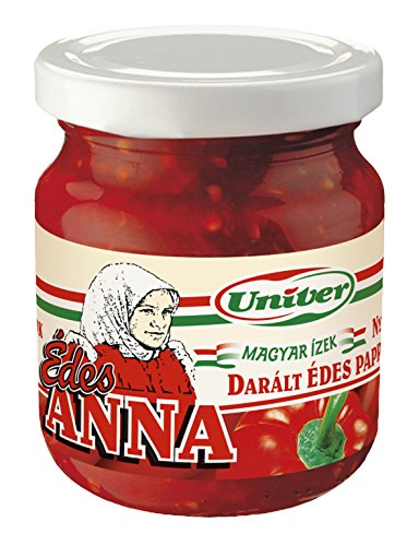Paprikapaste mild Edes Anna ("Süße Anna"), 200g Glas - Paprika, püriert von UNIVER