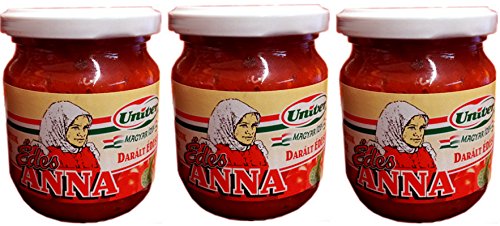 Paprikapaste mild Edes Anna SPARPAKET Paprika Gewürzcreme Univer aus Ungarn (600g / 3x200g) von UNIVER