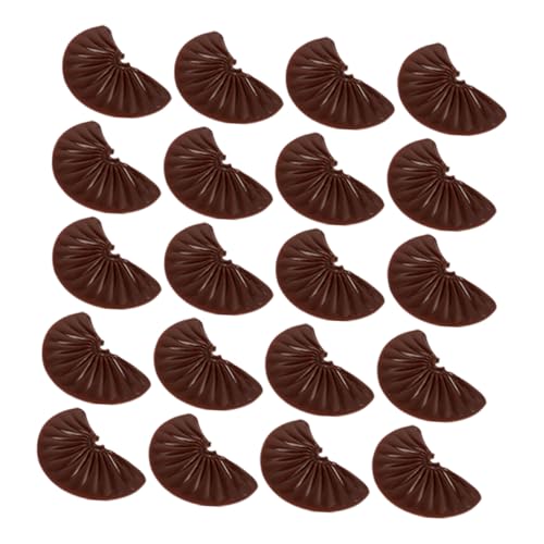 UPKOCH 24 Stück Nachgeahmte Schokoladenstückchen Gefälschte Pralinen Bulk Schokoriegelhersteller Kleines Schokoladenmodell Multifunktionales Schokoladendekor Tisch von UPKOCH