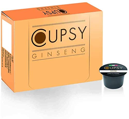 Cupsy-Kapseln-Sortenpackung , Recycelbare Kaffeepads mit Erfrischungsgetränk und kompatibel mit Original-Cupsy-Maschine, schmackhaft und gesund, einfach zu bedienen (GINSENG) von UPSY