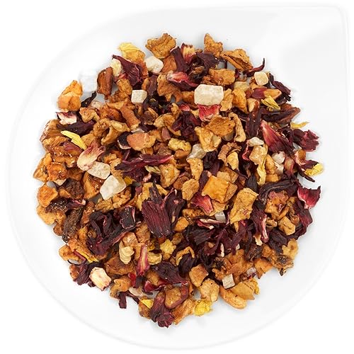 URBANTEADEALERS Früchtetee Pfirsich, Aromatisierte Früchteteemischung mit Pfirsich-Geschmack, 250g von URBANTEADEALERS