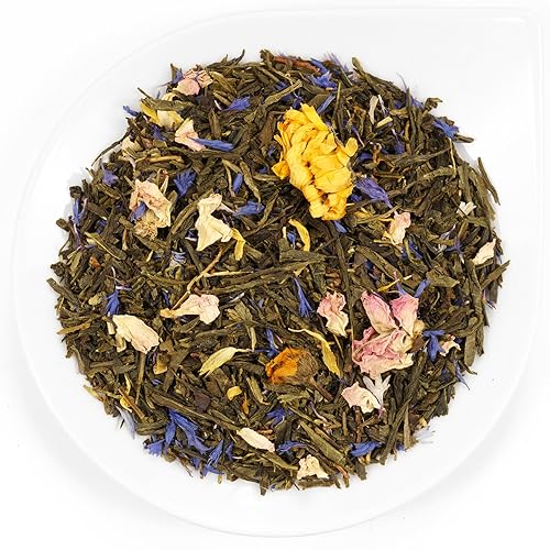 URBANTEADEALERS Tibetanischer Tempeltraum Bio Natürlich aromatisierte Teemischung mit dem Geschmack exotischer Früchte, 250g von URBANTEADEALERS