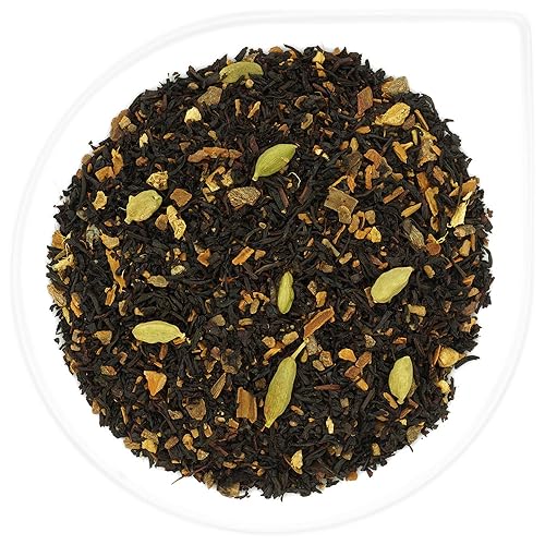 URBANTEADEALERS Schwarzer Tee Vanilla Chai Aromatisierte Schwarztee-/Gewürzteemischung mit Vanille-Geschmack, 250g von URBANTEADEALERS