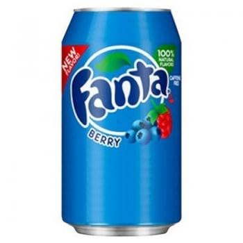 2 x 12 Fanta Berry USA-Import Dosen (24 x 0,355 L) EINWEG inkl. gratis Fivestar Kugelschreiber (Europa) von USA