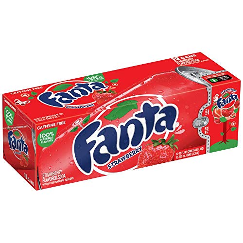 2 x 12 Fanta Strawberry USA-Import Dosen (24 x 0,355 L) EINWEG inkl. gratis Fivestar Kugelschreiber (Europa) von USA