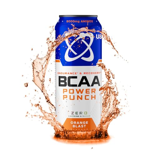 USN - Bcaa Power Punch (500ml) - BCAA-Getränke - Energy drink avec goûts fruités - Orange von USN