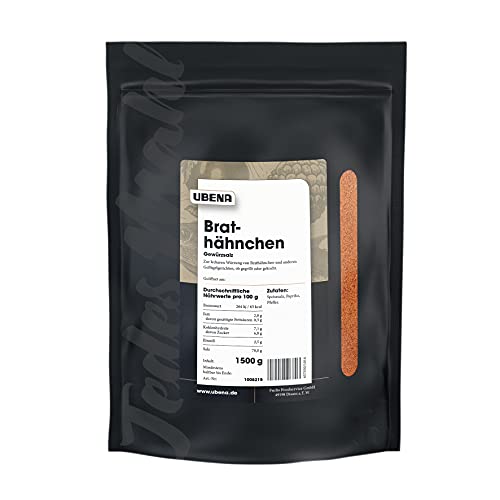 UBENA Brathähnchen Gewürzsalz im wiederverschließbaren Vorratsbeutel, 2er Pack (2 x 1.5 kg) von Ubena