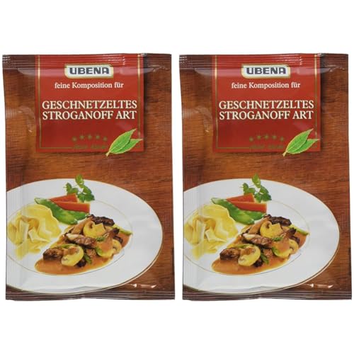 Ubena Geschnetzeltes "Stroganoff" (1 x 40 g) (Packung mit 2) von Ubena Saucen