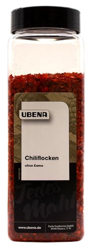 Ubena Chiliflocken ohne Kerne, 4er Pack (4 x 350g) von Ubena