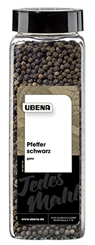 Ubena Pfefferkörner schwarz 500 g, 1er Pack (1 x 0.5 kg) von Ubena