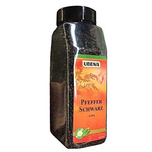 Ubena Pfefferkörner schwarz 500 g, 1er Pack (1 x 0.5 kg) von Ubena