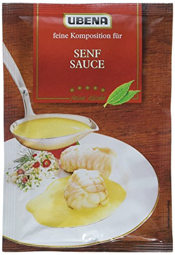 Ubena Senf Sauce, 6er Pack (6 x 40 g) von Ubena