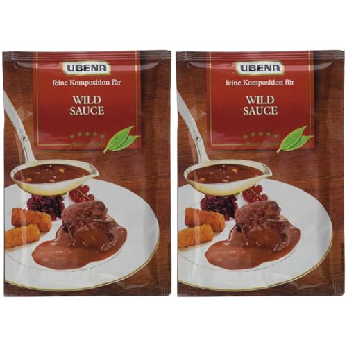 Ubena Wild Sauce, Sahne, 2er Packung (1 x 40 g) von Ubena