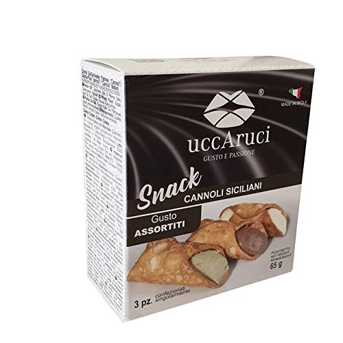 Mini Cannoli verschiedene Geschmacksrichtungen Snack - Uccaruci - Angebot 5 Stück von Uccaruci