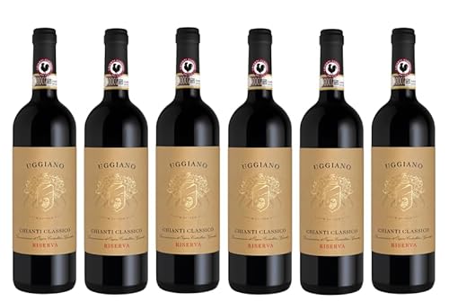 6x 0,75l - 2019er - Uggiano - Chianti Classico Riserva D.O.C.G. - Toscana - Italien - Rotwein trocken 6x 0,75l - 2019er - Uggiano - Chianti Classico Riserva D.O.C.G. - Toscana - Italien - Rotwein trocken von Uggiano