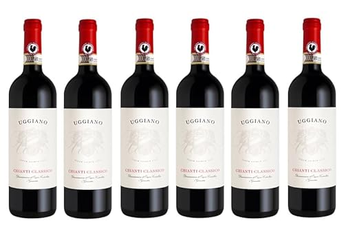 6x 0,75l - 2021er - Uggiano - Chianti Classico D.O.C.G. - Toscana - Italien - Rotwein trocken 6x 0,75l - 2021er - Uggiano - Chianti Classico D.O.C.G. - Toscana - Italien - Rotwein trocken von Uggiano