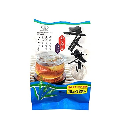 Ujinotsuyu Mugicha Teebeutel mit gerösteter Gerste, 15 g x 12 Beutel, 180 g – praktische Teebeutel für eine schnelle Tasse duftendem gerösteten Gersten-Tee. Ujinotsuyu Mugicha Teebeutel mit gerösteter Gerste, 15 g x 12 Beutel, 180 g – praktische Teebeutel für eine schnelle Tasse duftendem gerösteten Gersten-Tee. von Ujinotsuyu